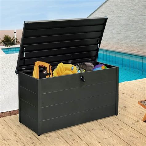 metal box for storage 6ft long|steel storage boxes with lids.